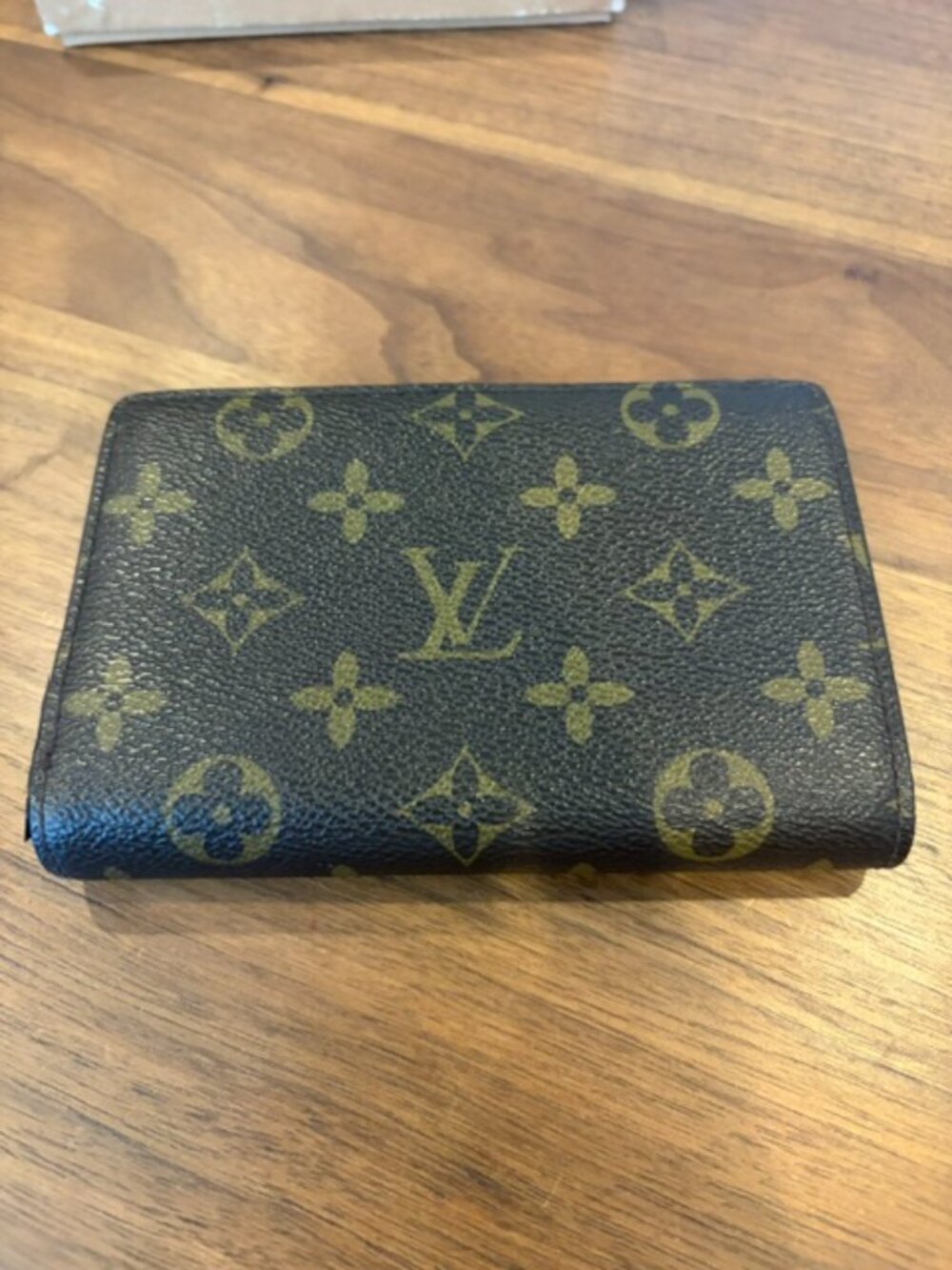 Louis Vuitton Vintage Monogram Kiss-Lock Wallet w/Box & Dust Bag